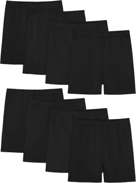 8 Pack Girls Shorts Bike Shorts Toddler Biker Cartwheel Multi-Color Dance Under Dress Girls Clothes