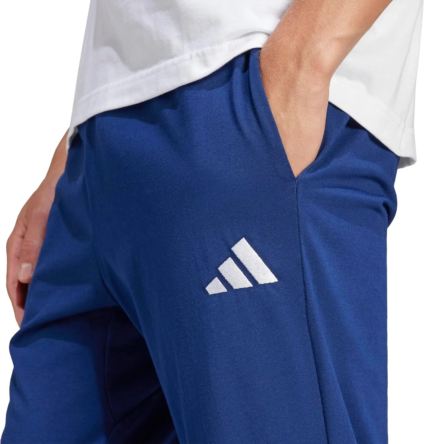 adidas Men's Essentials Small Logo Single Jersey Pants