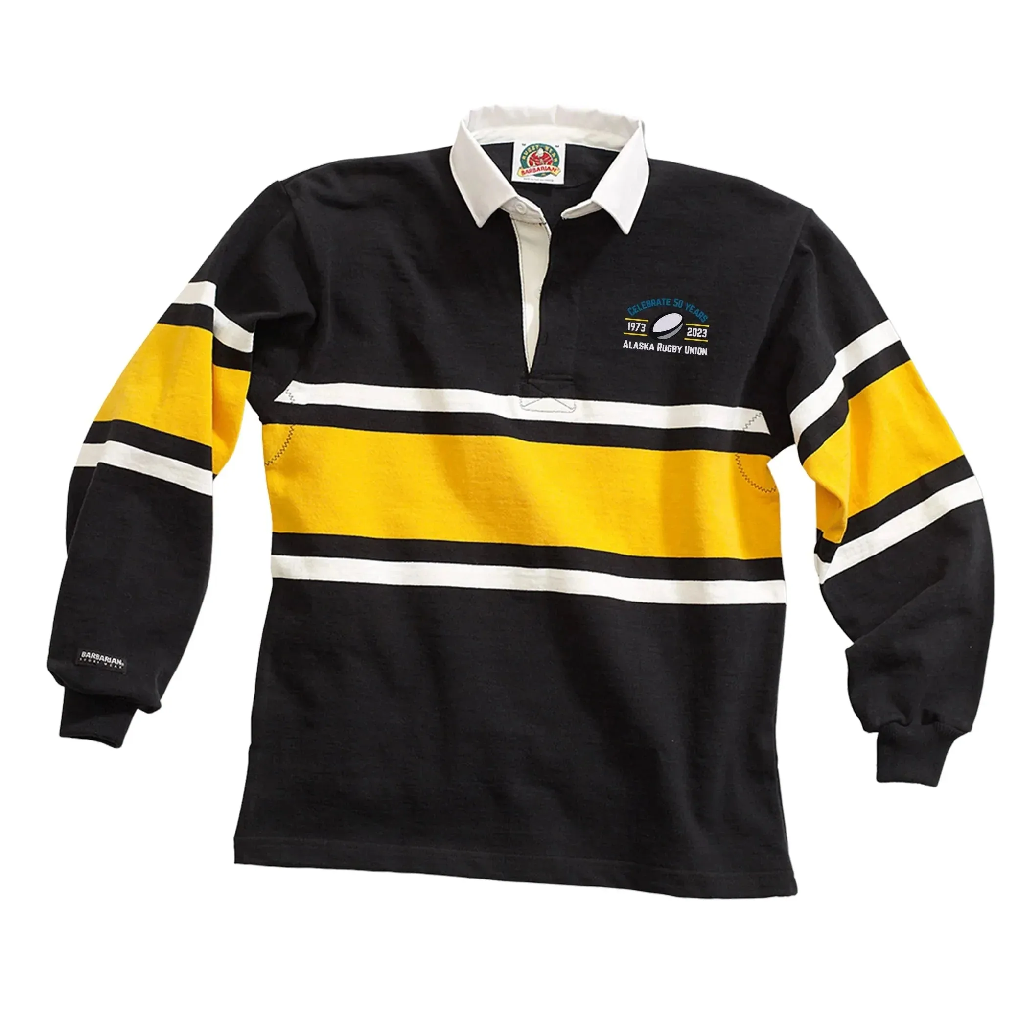 AKRU 50th Anniv. Collegiate Stripe Rugby Jersey