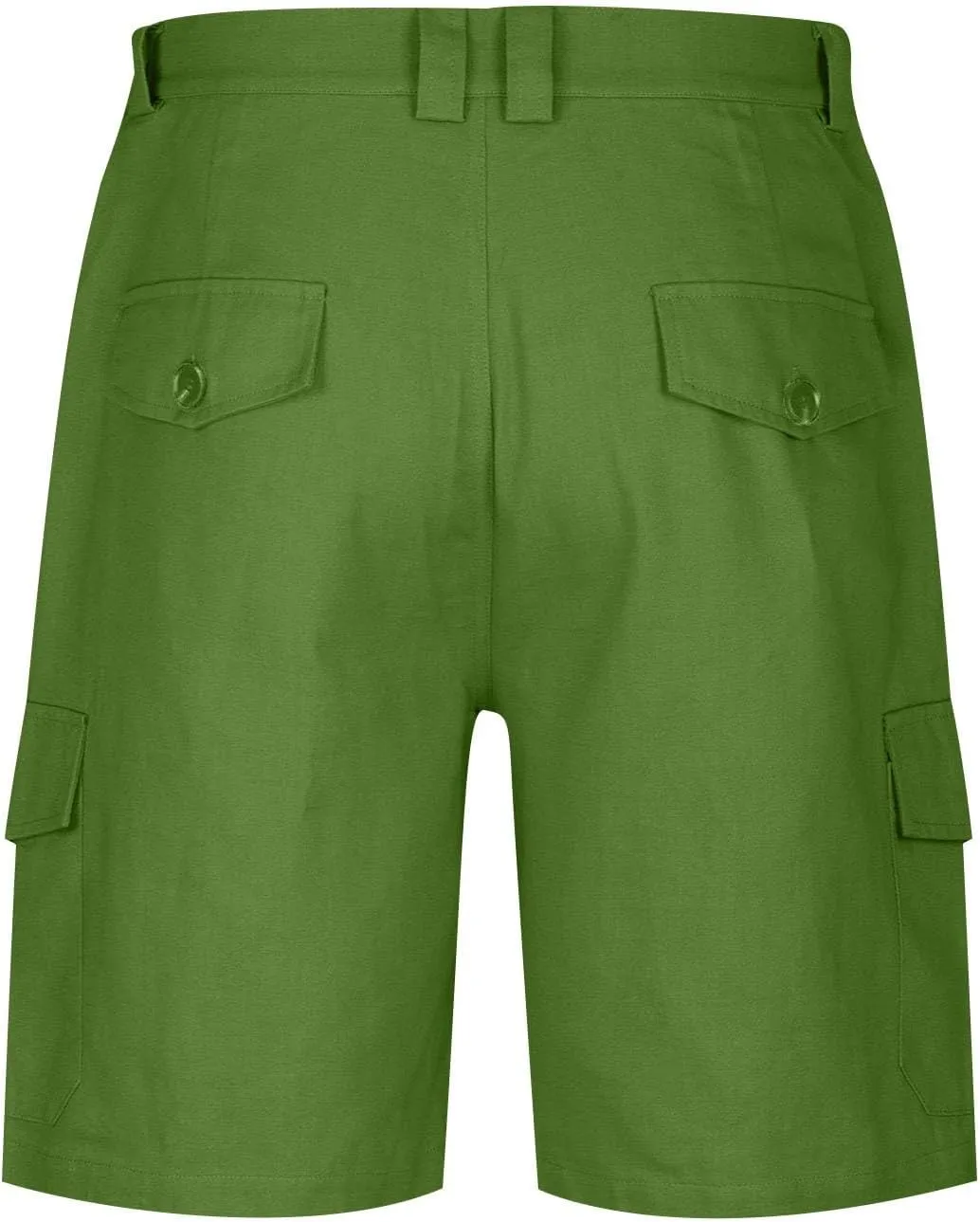 Athletic Cargo Shorts for Men Casual Lightweight Baggy Button Zipper Pants Loose Pockets Summer Beach Half Pants