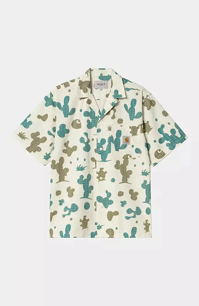 Carhartt WIP Opus S/S Shirt Opus Allover Print, Wax