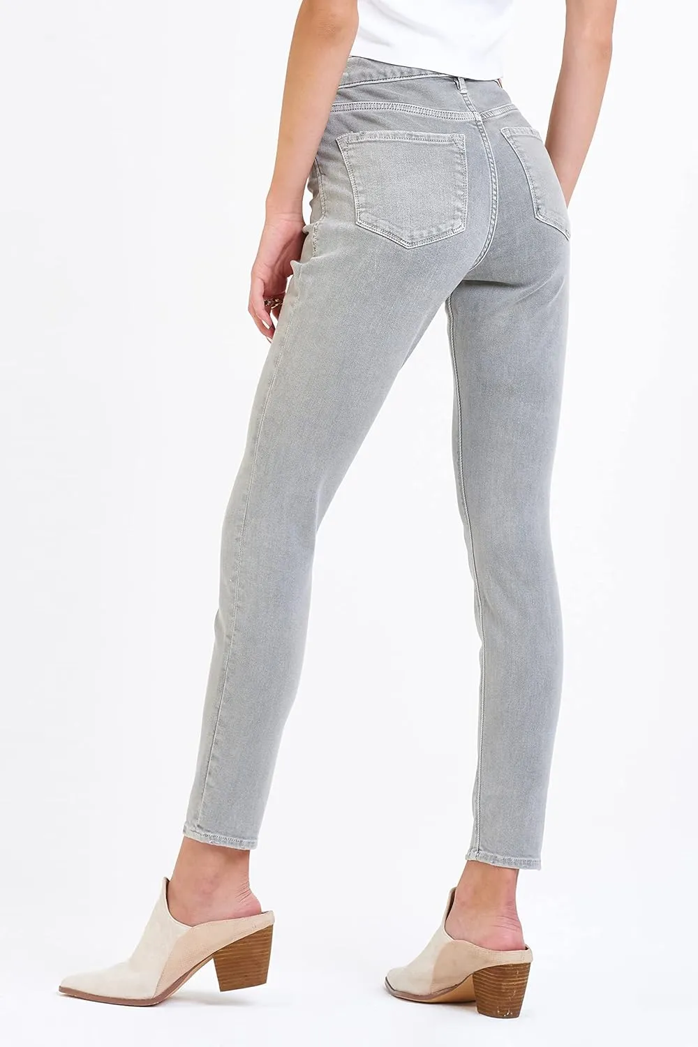 DEAR JOHN Gisele Women's Skinny Jeans Mid Rise Mid-Waisted Classic Comfort