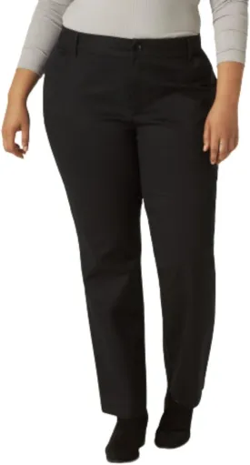 Lee Women's Plus Size Wrinkle Free Relaxed Fit Straight Leg Pant