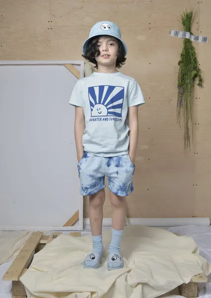 LOUD APPAREL BLUE TIE DYE LIFE SHORTS