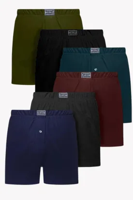 Men's Jersey  Boxer Shorts - PACK OF 6 COLORS TF