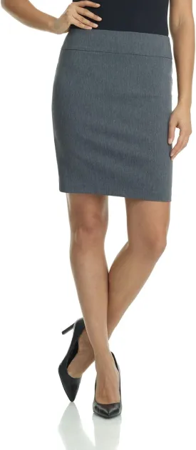 Rekucci Women's Ease Into Comfort Above The Knee Stretch Pencil Skirt