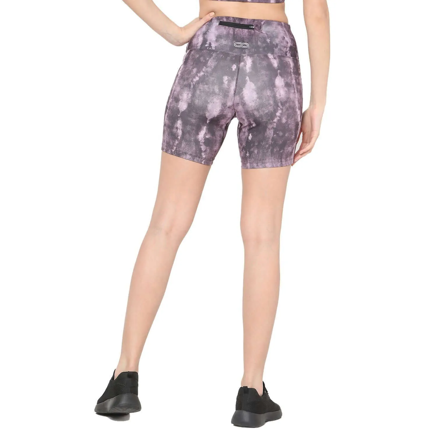 Rider Shorts Purple Tie Dye