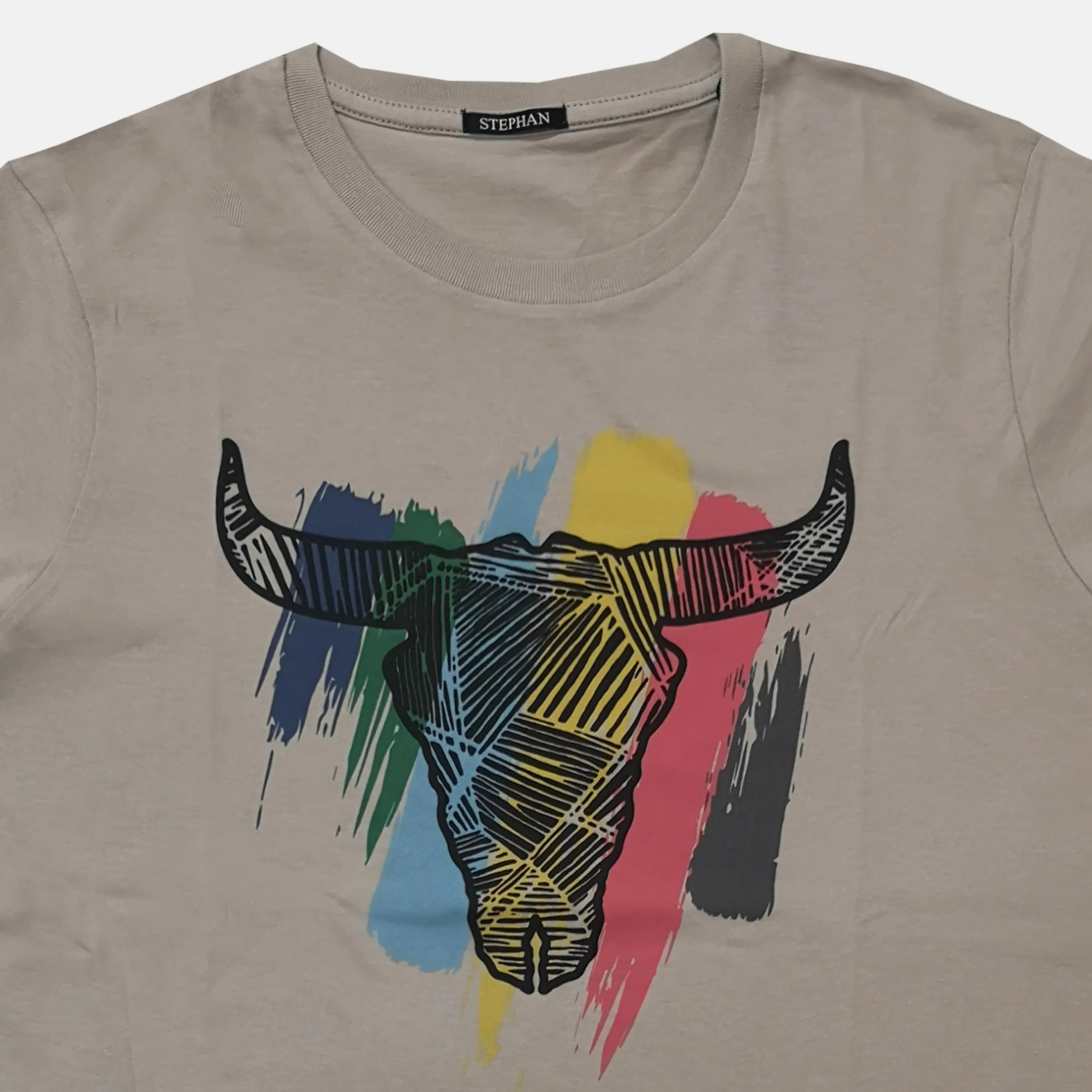 Stephan Kings  Nkuni Zulu Mushroom Paint T Shirt