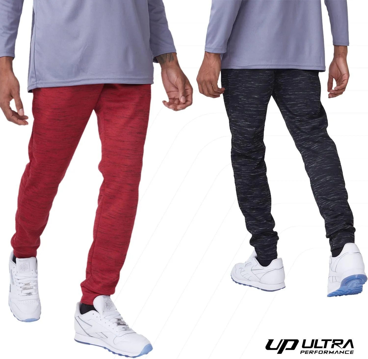 Ultra Performance 3 Pack Mens Joggers Mens Athletic Sweatpants with Pockets for Men, Small - 3X